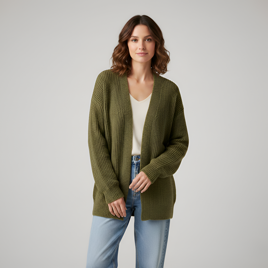 Freya - Green Cardigan