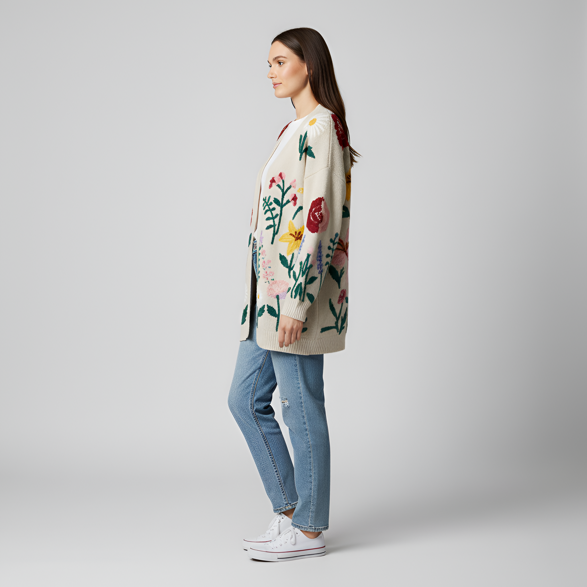 Ivy - Flower Cardigan