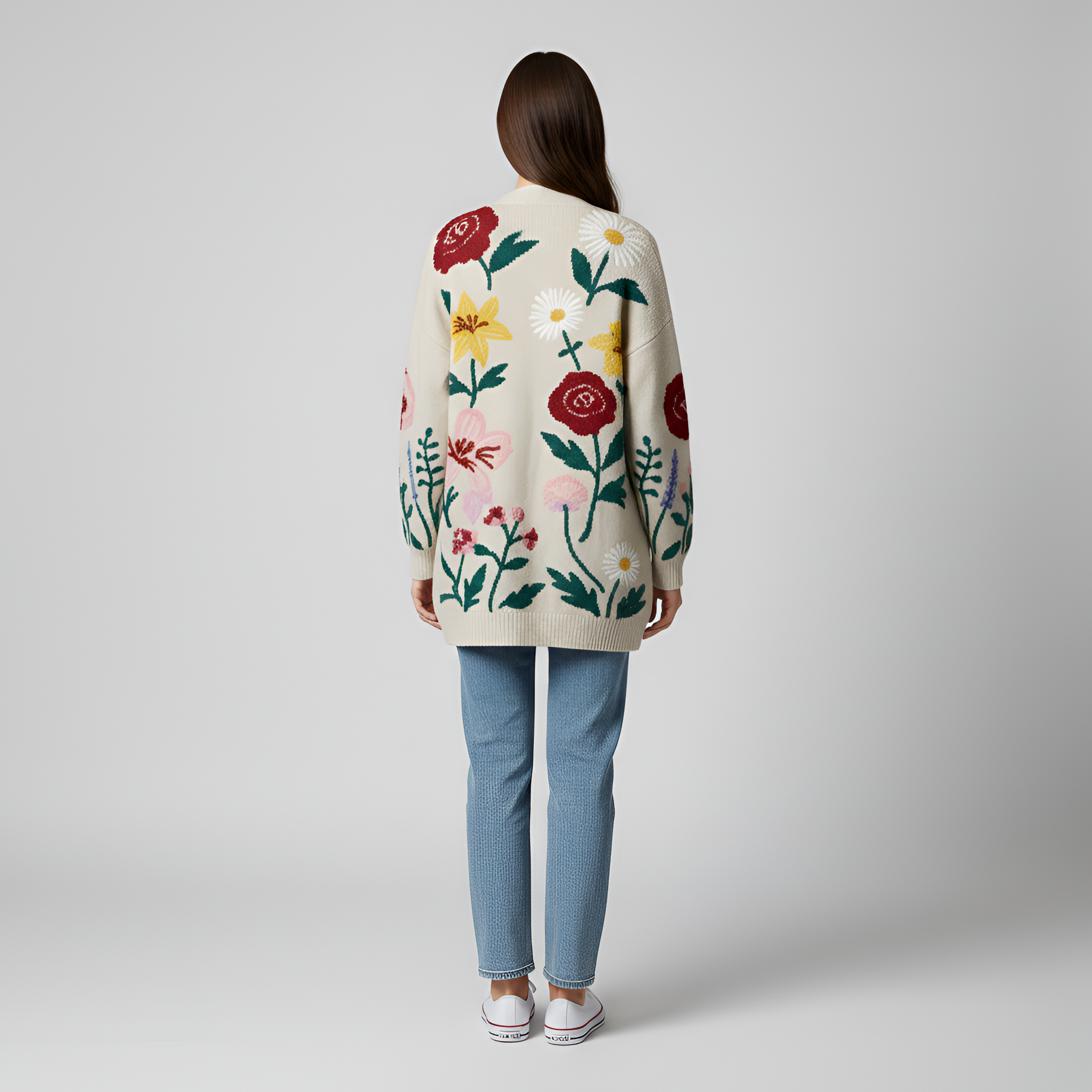 Ivy - Flower Cardigan