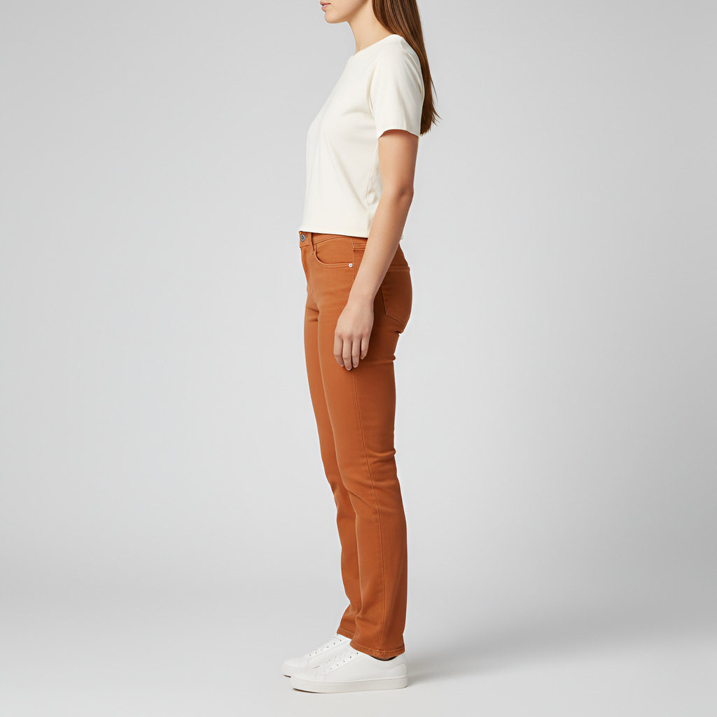 Amelia - Orange Jeans