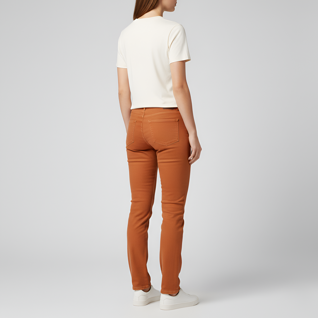 Amelia - Orange Jeans